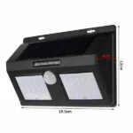 Lampe Solaire Murale 40 LED Puissant Avec Détecteur De Mouvement 5