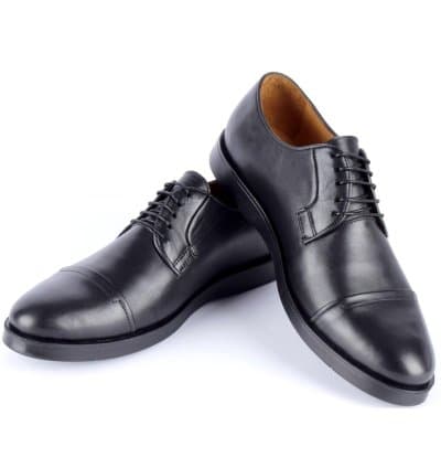 Derby CORVALLO Noodle Noir Cuir