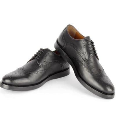 Derby CORVALLO Smokey Noir Cuir