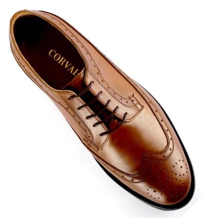 Derby CORVALLO Ginger Camel Cuir