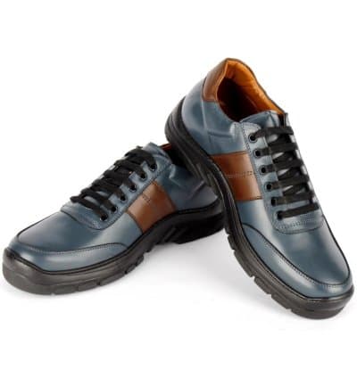 Chaussure de Ville en Cuir Mario Milano Chico Bleu Cuir