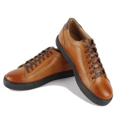 Basket Homme Cooper Camel Certo