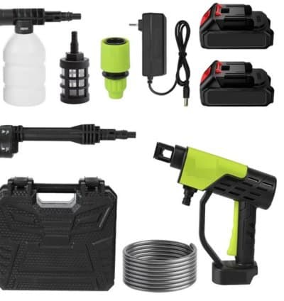 Nettoyeur haute pression portable 30 bars avec 2 batteries de 48 V