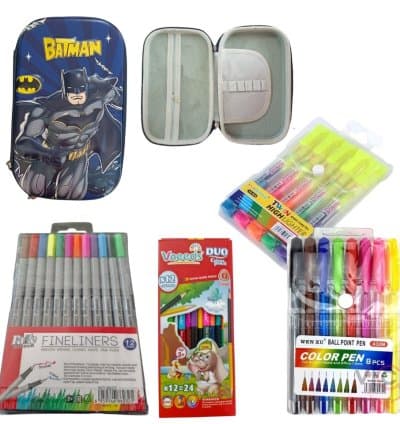 Trousse à crayons 3D Batman 39pièces
