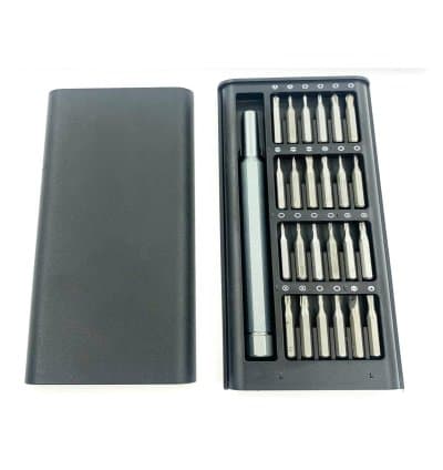Kit de tournevis 24 en 1 avec bits magnétiques