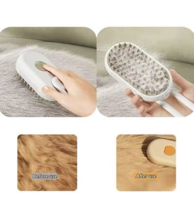 Brosse de nettoyage à vapeur pour les animaux