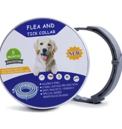 Collier réglable Anti-puces et tiques pour Chiens – Imperméable