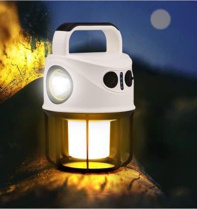 Lanterne Camping LED Rechargeable 3 mode d’éclairage