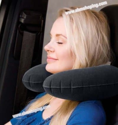 Oreiller de Voyage Gonflable en Forme U – Intex