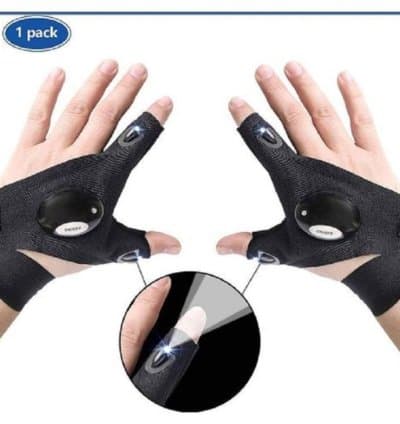 Gants Avec 2 Lampes Lumineux