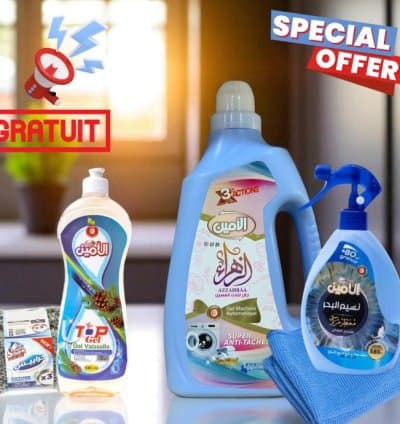 PACK PROMO GEL VAISSELLE ET EPONGES GRATUITS