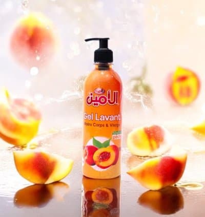 Gel lavant pêche 500ml ELAMINE