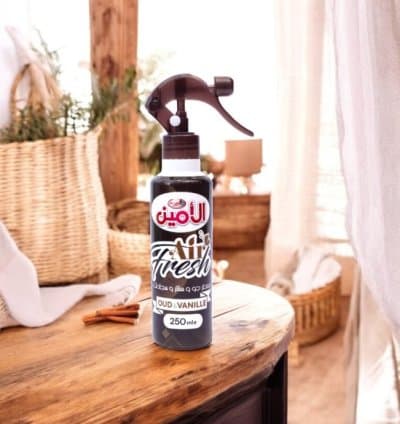 Air fresh oud vanille 250ml ELAMINE