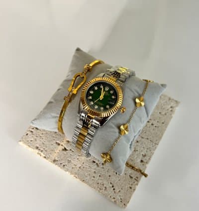 Pack Montre + Gourmette + Bracelet