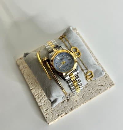 Pack Montre + Gourmette + Bracelet