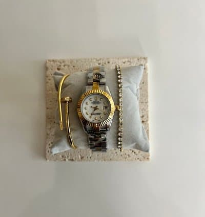 Pack Montre + Gourmette + Bracelet