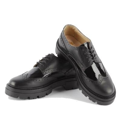 Derby Femme Yoda Noir Cuir Certo