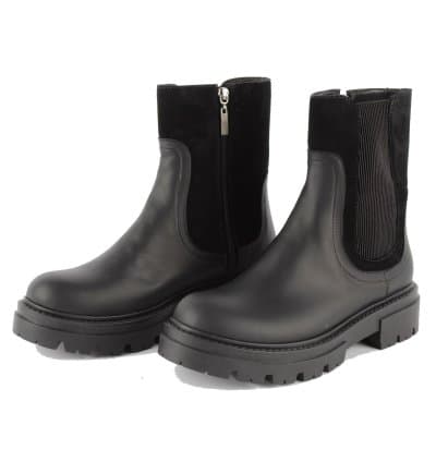 Bottine Femme Cuir Noir Ollie Certo