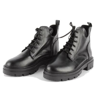 Bottine Cuir Noir Aubrey Mario Milano