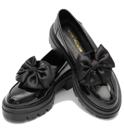 Derby Fiore Noir Vernis Mario Milano