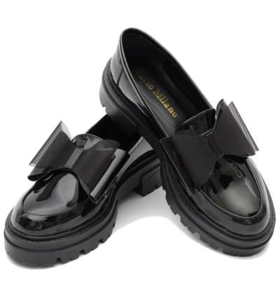 Derby Lilly Noir Vernis Mario Milano