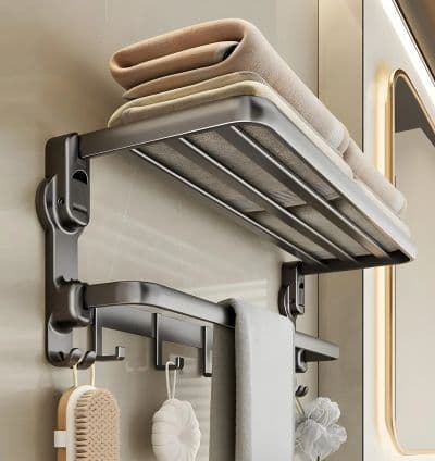 Etagere Murale Sans Perçage 2-en-1