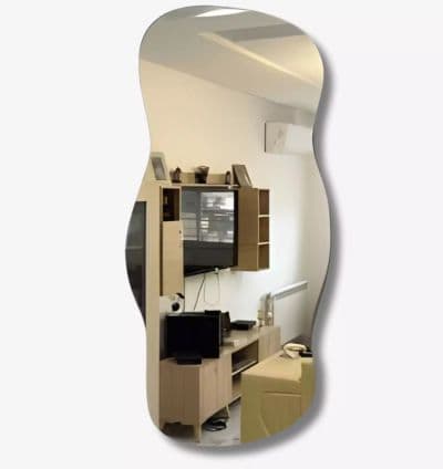 Miroir Zigzag Sans Cadre 100/60cm