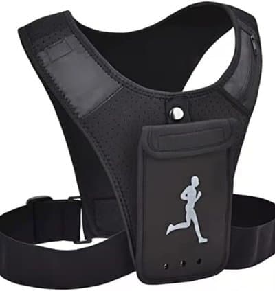 Gilet De Course - Respirant Avec Poche De Téléphone - Ajustable - Waterproof - Unisexe