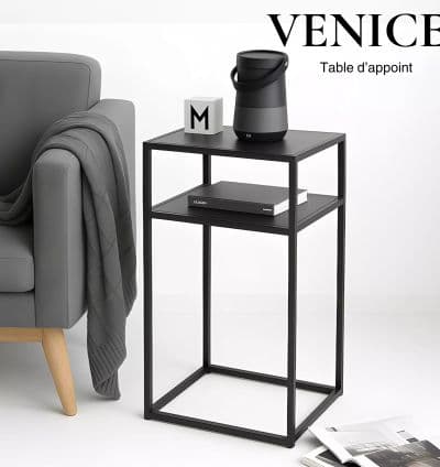 Table d’Appoint Venice - Noir