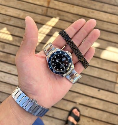 Pack Montre + Bracelet Homme