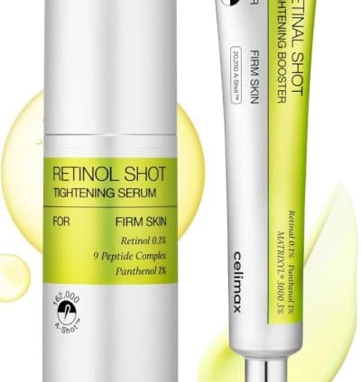 CELIMAX Retinal shot Booster cream 15ml + Retinol shot Serum 30ml