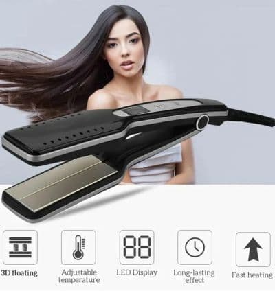 Lisseur plaques céramique à cheveux professionnel 2 En 1