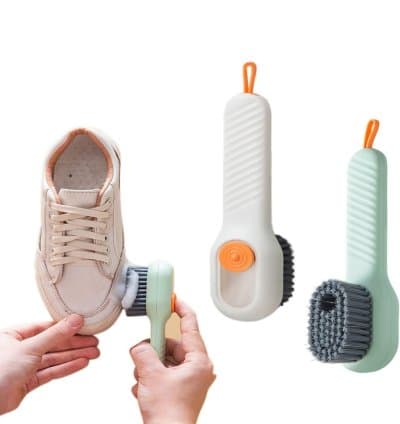 Brosse à chaussures avec distributeur