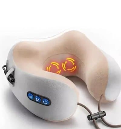 Oreiller de massage en forme U