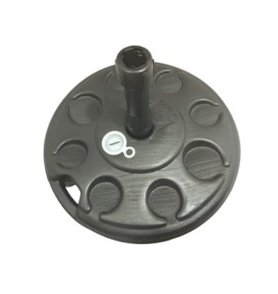 Support de parasol en plastique -noir