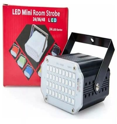 Mini stroboscope lumière disco activée par le son