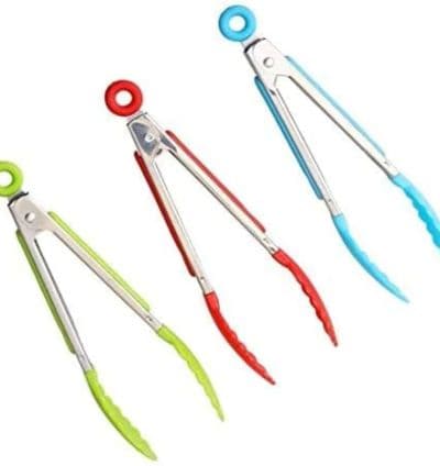 Lot de 2 Pinces alimentaire en silicone