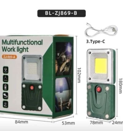 Lampe led multifonctionnelle magnétique ZJ-869-B