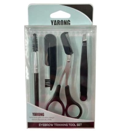 Ensemble outils de soin des sourcils 4 pièces