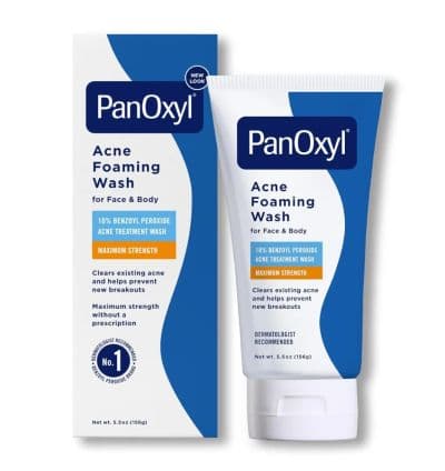 PanOxyl Acne Foaming Wash Benzoyl Peroxide 4% Maximum Strength