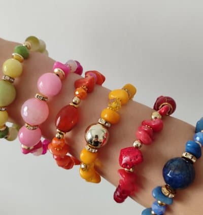 Bracelet pierre Aghate