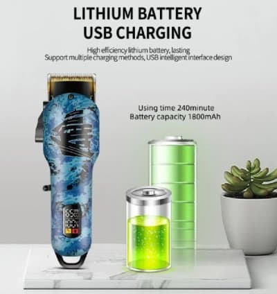 Tondeuse à cheveux professionnelle, rechargeable Daling 1191