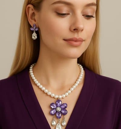 Parure Swarovski soirée