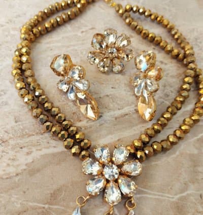 Parure Bronz Swarovski
