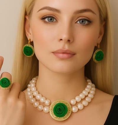 Parure Fleur 3nber Mahboub