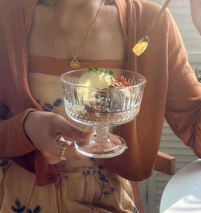 Lot de 6 Tasse à crème changeant