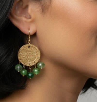 Boucles mahboub Vert