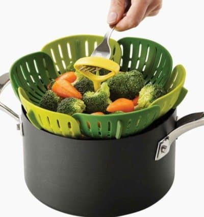 Panier vapeur pliable