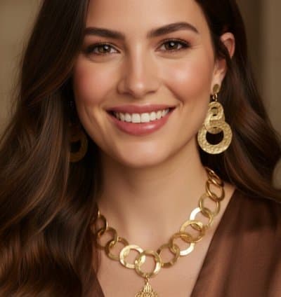Collier Rihana GM Tigare filigrane