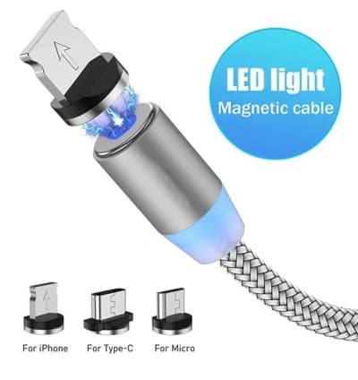 Câble De Recharge Magnétique 3en1